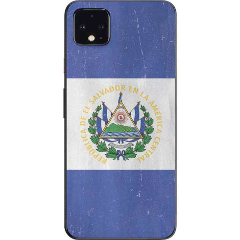 El Salvador Flag Distressed Google Pixel 4 XL Skin